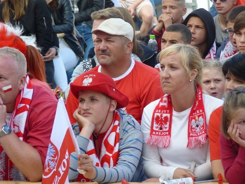 Euro 2016. Strefa kibica w Koszalinie. Mecz Polska - Ukraina