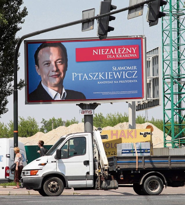 Billboard umieszczony przy krakowskiej al. 29 Listopada