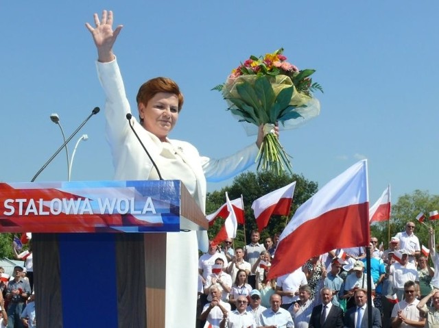 Beata Szydło w Stalowej Woli.