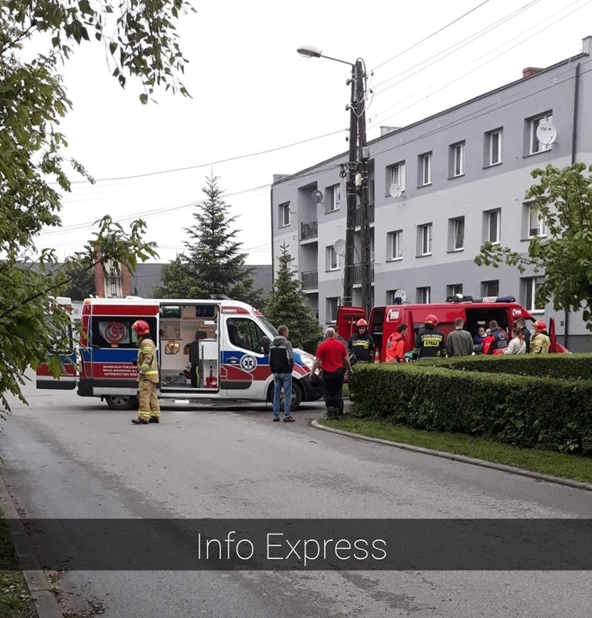 Wypadek na ul. Korczaka w Koszęcinie 23.05.2019.