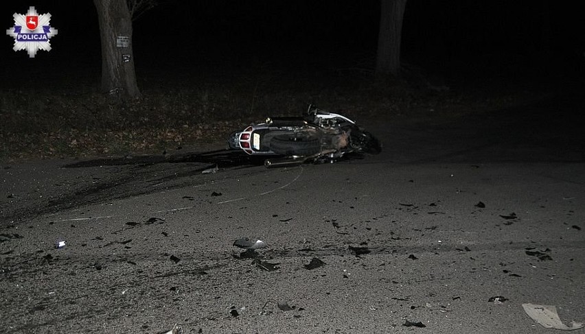Wypadek we wsi Wrzelów. Bez prawa jazdy i pod wpływem alkoholu uderzył w motocyklistę