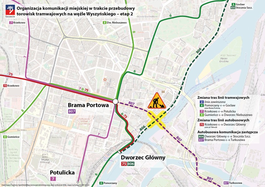 Przebudowa węzła "Wyszyńskiego" w Szczecinie