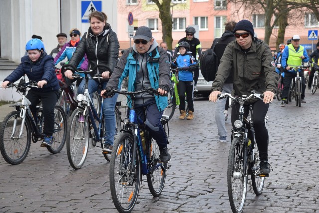 W tym roku rowerzystów było mniej niż rok temu.