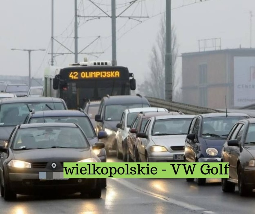 Takimi samochodami jeżdżą Polacy. W naszym kraju królują teraz Golf i Audi