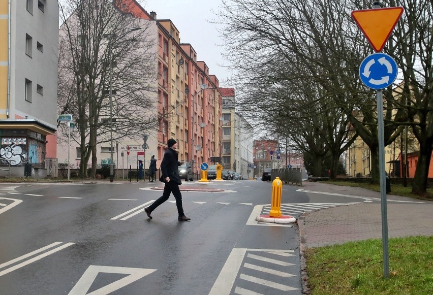 Rondo przy ul. Grodzkiej w Szczecinie