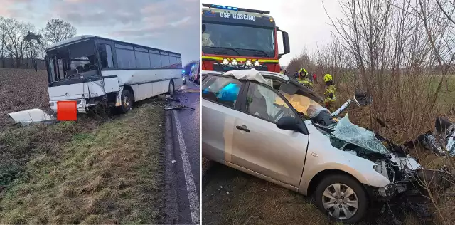 Wypadek miał miejsce w miejscowości Karkowo w powiecie kołobrzeskim