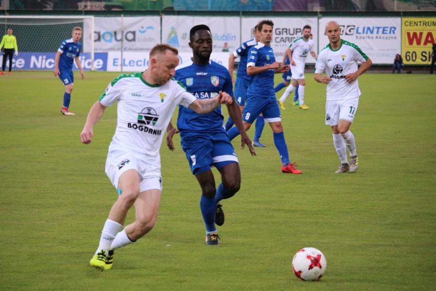 Górnik Łęczna - Miedź Legnica 1:1. Remis z liderem tabeli (ZDJĘCIA)