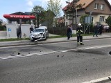 Wypadek we Władysławowie na ul. Gdańskiej (3.05.2018). Trzy samochody wjechały w siebie na wjeździe do miasta | ZDJĘCIA