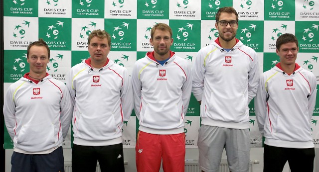 Od lewej: Radosław Szymanik, Marcin Matkowski, Łukasz Kubot, Jerzy Janowicz i Kamil Majchrzak.