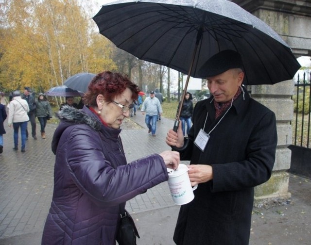 Wśród kwestujących był m.in. prezydent Ryszard Brejza