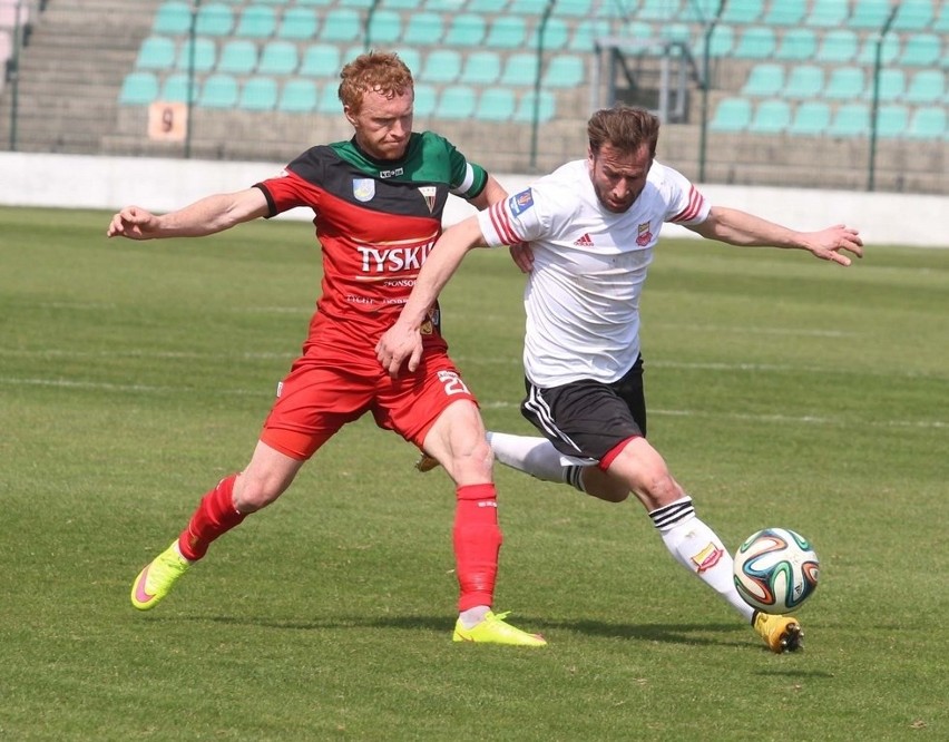 GKS Tychy przegrywał na własnym boisku z Chojniczanką 0:1 po...