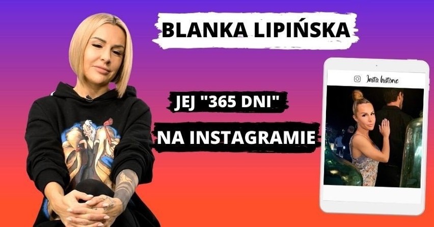 "InstaHistorie". Blanka Lipińska i nocne zdjęcia z planu "365 dni". Jak zaczynała z Michele Morrone?