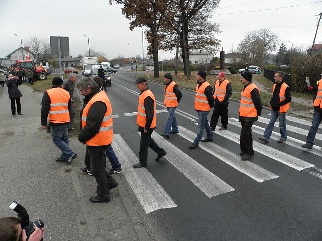 Migawka z listopadowego protestu w Gniewkowie