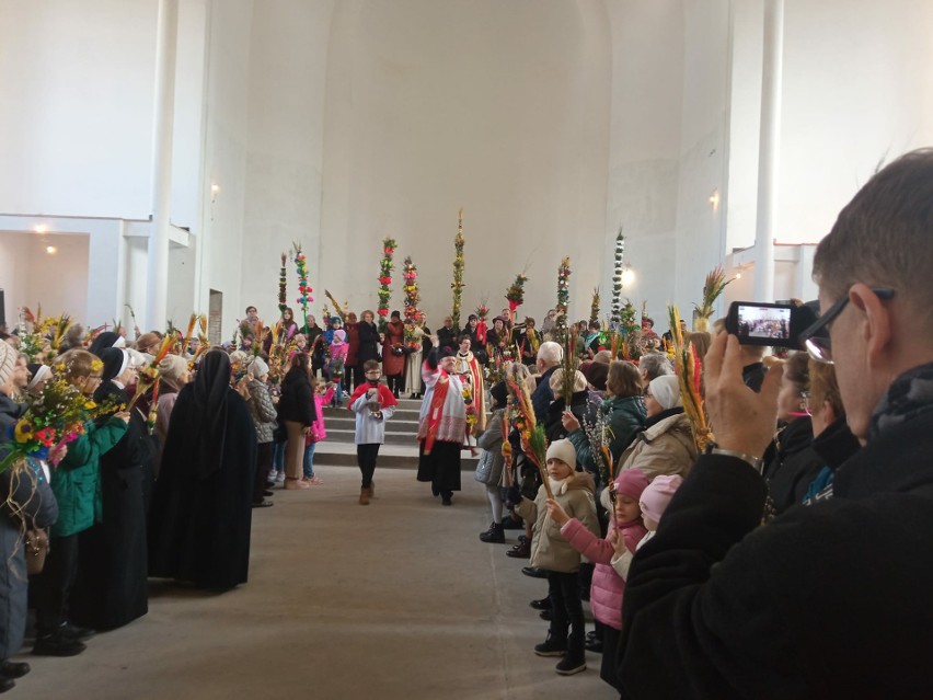 Wyjątkowa procesja z palmami przeszła ulicami parafii Niepokalanego Serca Najświętszej Maryi Panny w Kielcach. Był też...osiołek