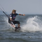 Kitesurferzy opanowali cypel w Rewie