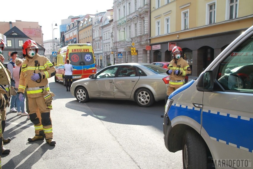 Wypadek na ulicy Ozimskiej w Opolu.