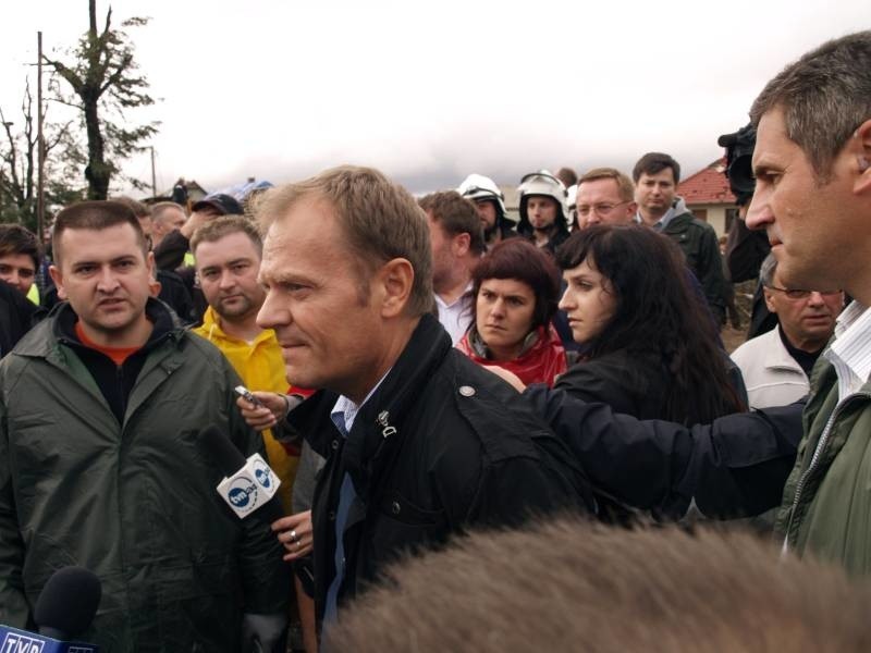 Wsie w powiecie strzeleckim po przejściu nawalnicy. Zdjecia...