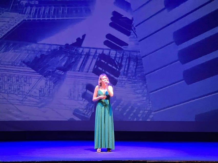 Agata Kozioł na scenie Teatru Ghione w Rzymie