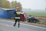 Łodzianin zginął w czołowym zderzeniu z tirem pod Chojnicami