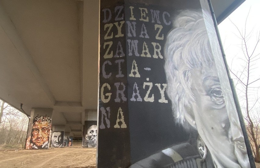 W Gorzowie powstał mural upamiętniający Grażynę...