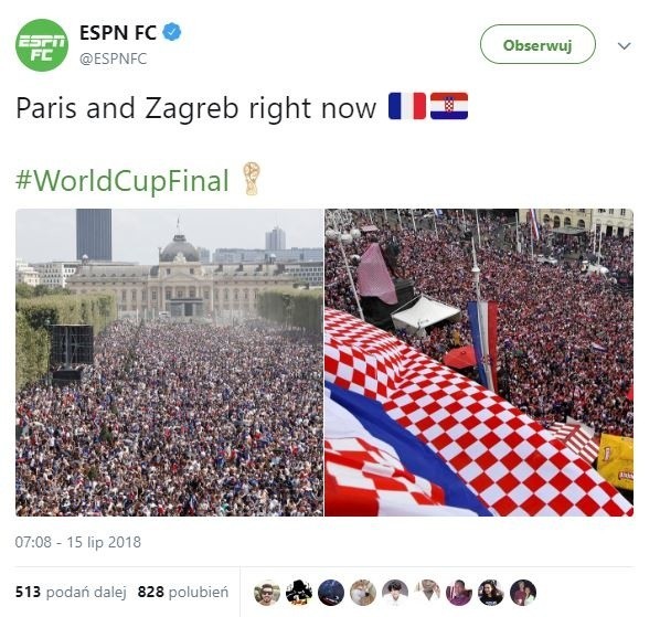 Francja Chorwacja wynik meczu [15.07.18] BRAMKI WIDEO