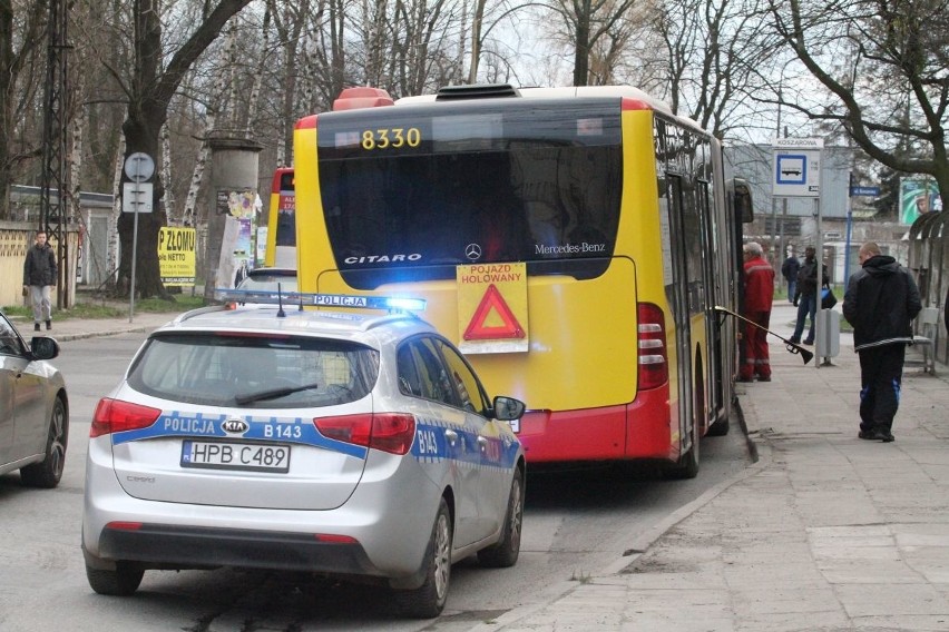 Wybuch akumulatora w autobusie MPK