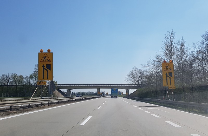 Remont wiaduktów i zwężenia na autostradzie A4.