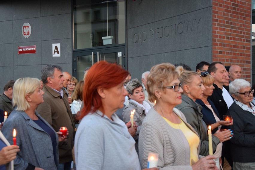 Protest pod szczecineckim sądem