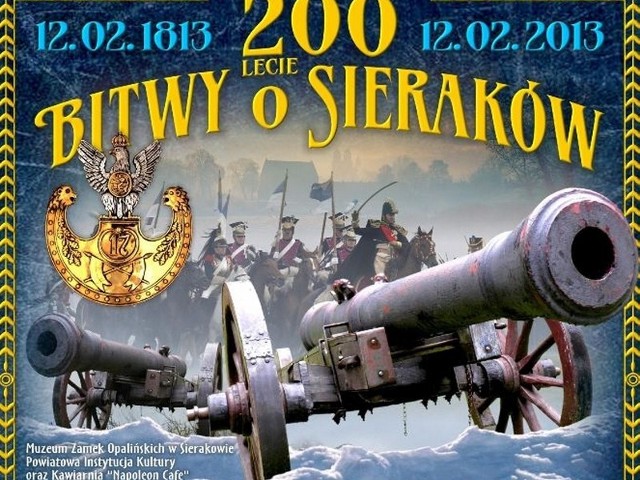 We wtorek na rynku w Sierakowie (Wielkopolska) odbędzie się inscenizacja bitwy, stoczonej w tym mieście 200 lat temu przez 17. Pułk Ułanów i Kozaków.