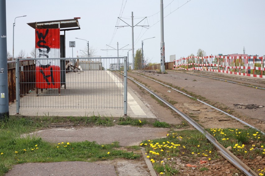 Zanosi się długi czas bez tramwajów na ul. Przybyszewskiego