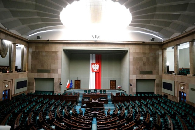 Sala plenarna Sejmu, zdjęcie ilustracyjne