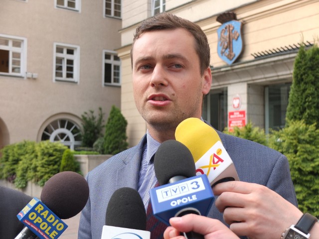 Sławomir Batko, przewodniczący klubu radny PiS w Opolu.