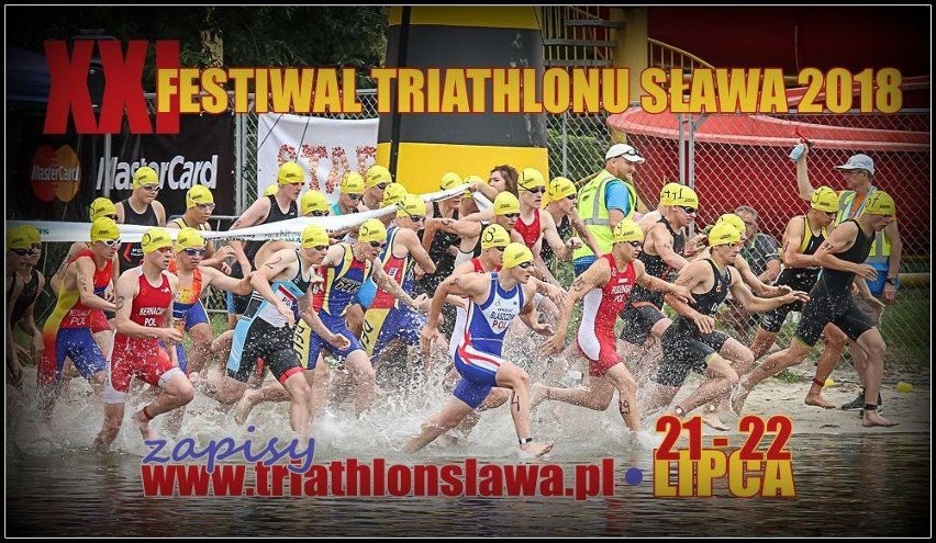 W sobotę, 21 lipca, do Sławy przyjadą triathloniści z całej...