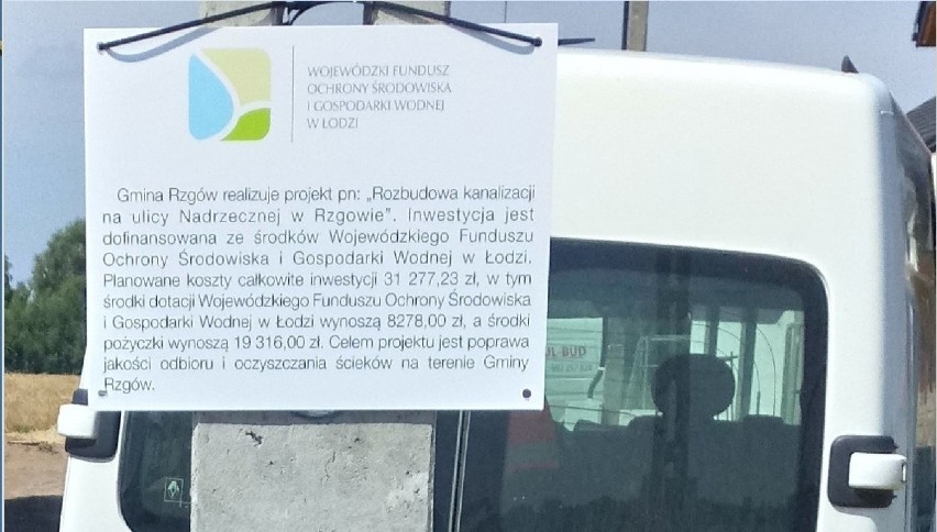 Rozpoczęła się rozbudowa sieci kanalizacyjnej w Rzgowie