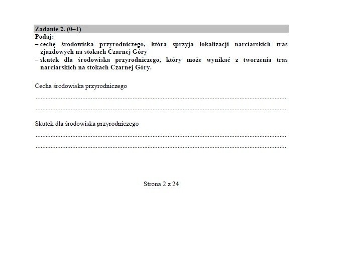 Próbna matura 2014/2015 z CKE - geografia (p. rozszerzony) [ARKUSZE, ODPOWIEDZI]