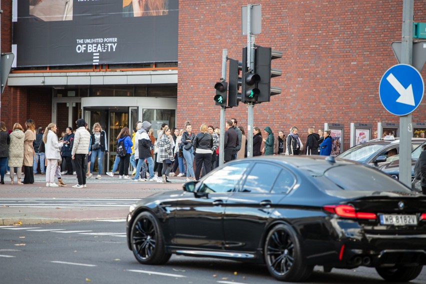 Alarm w galerii handlowej Alfa Centrum w Białymstoku. Ponad...