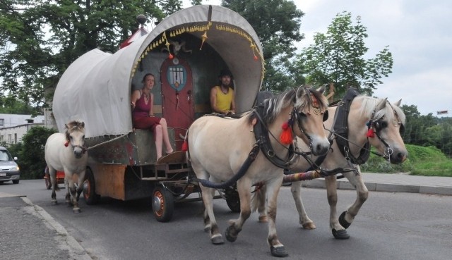 Dziennie pokonują 50 km. To idealna dawka podróży dla Tiny, Alexisa i ich zwierząt.