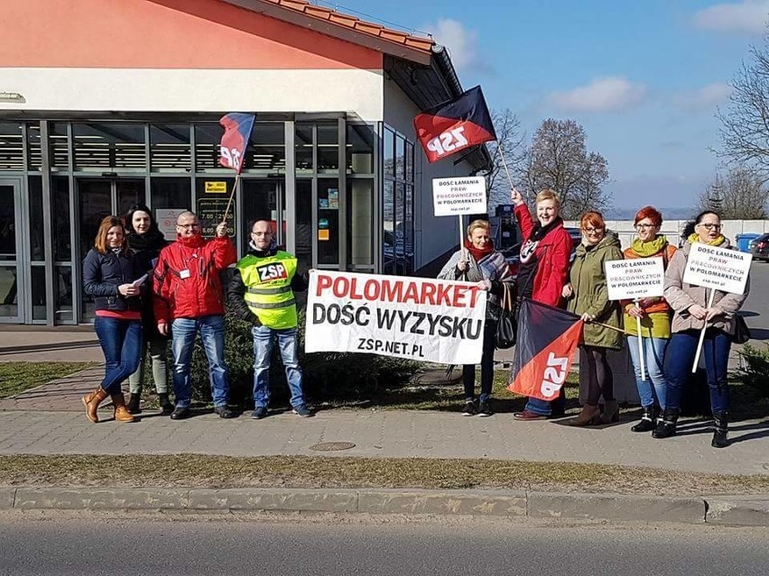 12 marca byli pracownicy Polomarketu znów protestowali. Gdzie i dlaczego?