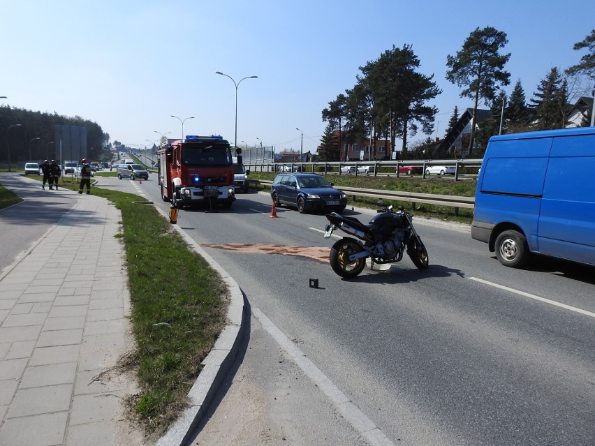 Śmiertelny wypadek motocyklisty w Kleosinie