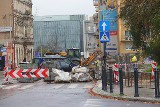Ulica Sienkiewicza będzie gotowa do końca roku, chyba że będą "nieprzewidziane przeszkody" ZDJĘCIA