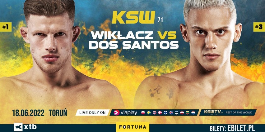 KSW 71 na żywo, wyniki, karta walk gali MMA 18.06