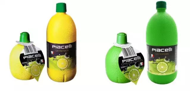 Wycofane koncentraty soku z cytryny i limonki marki Piacelli
