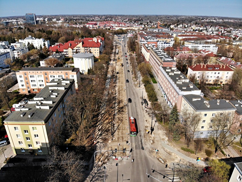 Lublin: Przebudowa Racławickich, Lipowej, Poniatowskiego. Zobacz inwestycję z lotu ptaka      