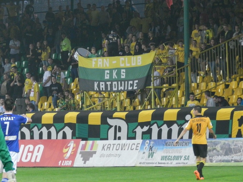 Kibice na meczu GKS Katowice - Pogoń Siedlce 3:2