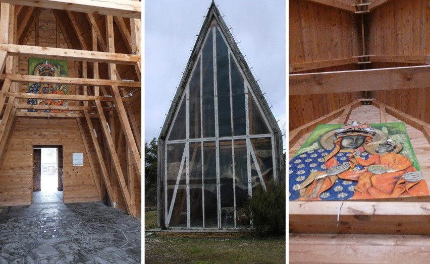 Drewnianą kaplicę w Tarnowie wzniesiono nad Wisłą w 2011...