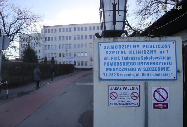 Szpital przy Unii Lubelskiej w Szczecinie.