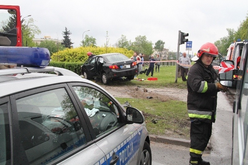 Śmiertelny wypadek na skrzyżowaniu w Kielcach