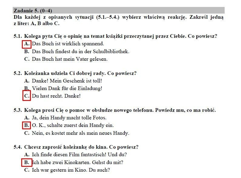 Sprawdzian 8 Klasisty Z Grudnia 2019
