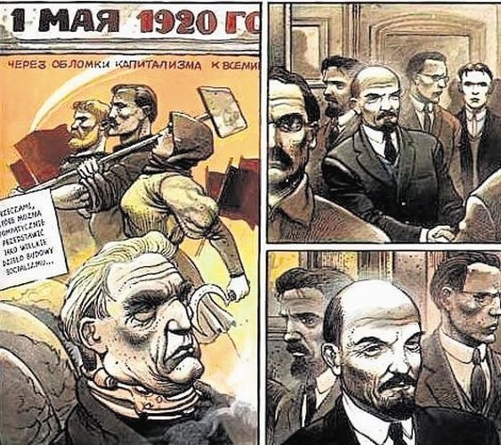 Autor komiksu, Enki Bilal, to jeden z najsłynniejszych artystów europejskich. Jego rysunki w "Polowaniu" i "Falangach Czarnego Porządku" pogłębiają atmosferę beznadziei ludzkiego losu