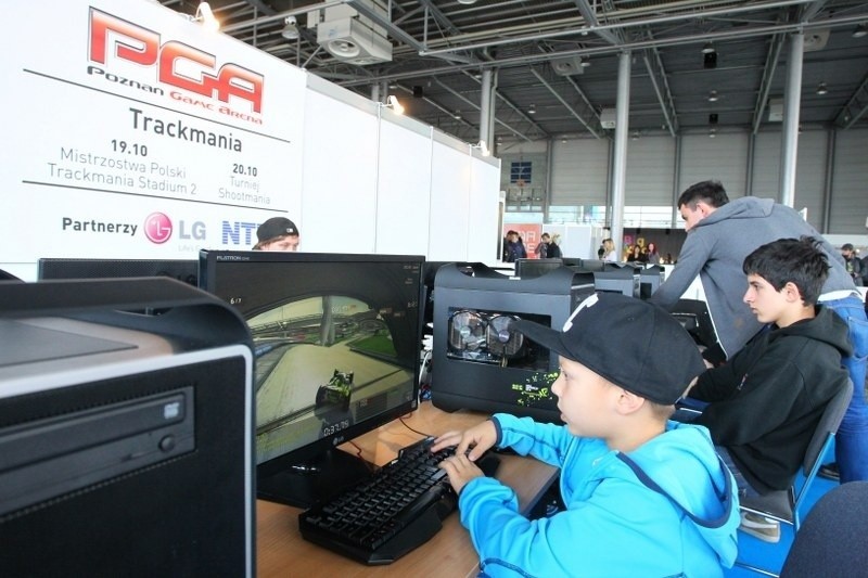 Gracze komputerowi podczas Poznań Game Arena.